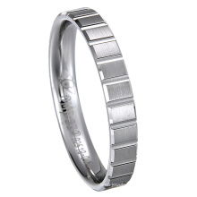 Costume Fashion Stainless Steel Jewelry Band Wedding Ring